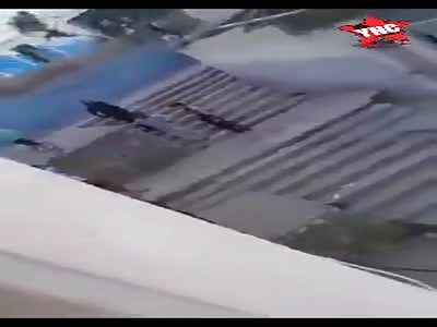 Field fight with machete