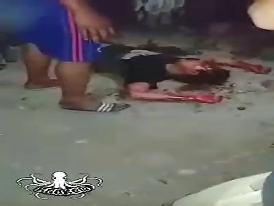 Street justice, thieves get what they deserve