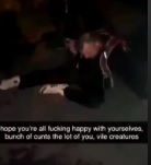 Teenagers Savagely Attacking Elderly Key Worker on Live