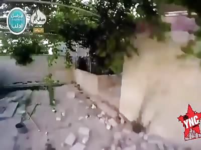 Syria (not affiliated with them) and shows them advancing in SAA posit