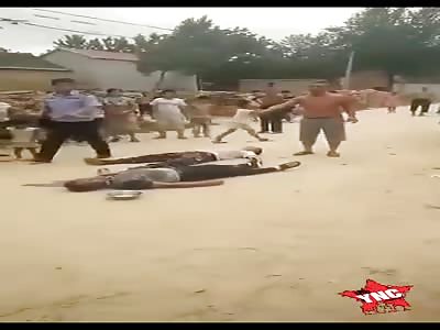 Double execution, shot death