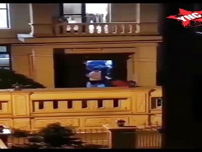 hitman, shoot a man and kidnap a woman