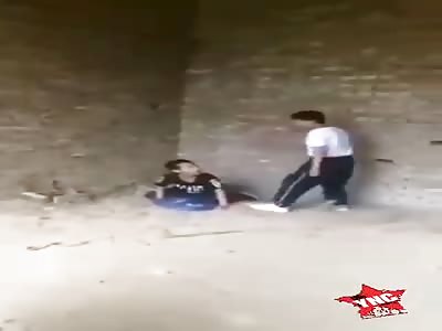 damn it, the boy gets kicked in the body and in the face