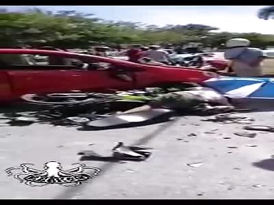 Today was not a good day to go out on a motorcycle