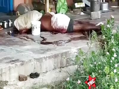 Body of an elderly man found beaten to death