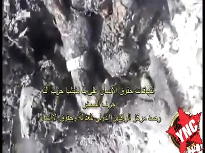 remains of people who were victims of a bomb