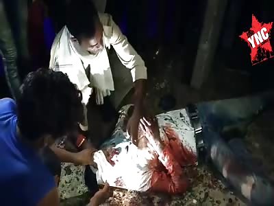 seriously injured, in car crash