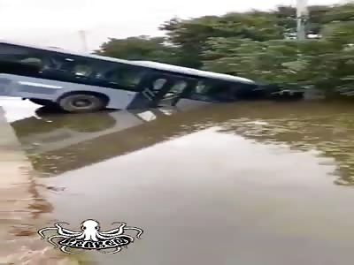 car vs bus accident