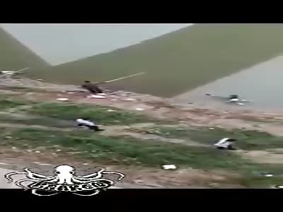 lifeless body floating in the water