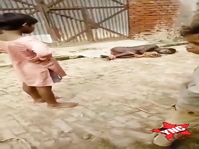 he was beaten tied up and thrown in the street like a dog