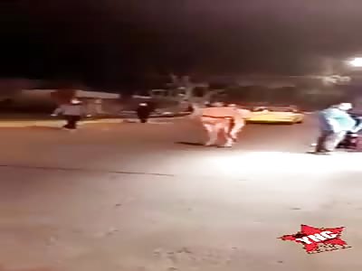 two men punished by thieves