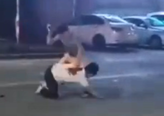 Dude Chased and Killed in Public