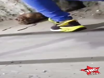 brutal motorcycle accident, dismembered biker