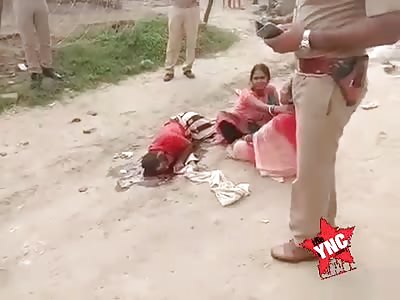 the man was shot and killed in front of his wife