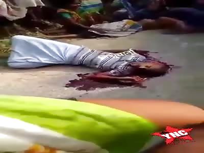 Young Indian shot dead