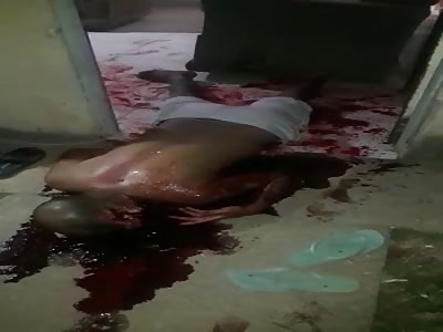 The man was brutally murdered inside his home