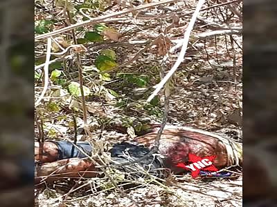 Corpse of young man, victim of tragic accident