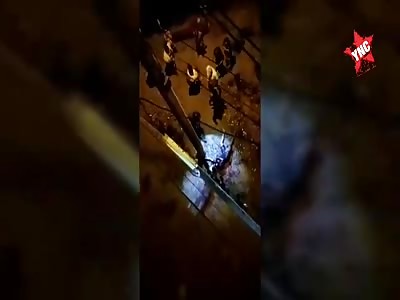 Man was brutally hacked in the street.