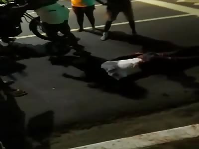 Man hit by traffic on crossing.