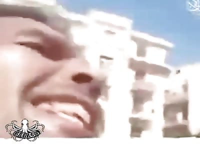 LIVE: Employee Sets Himself on Fire (2 Angles)