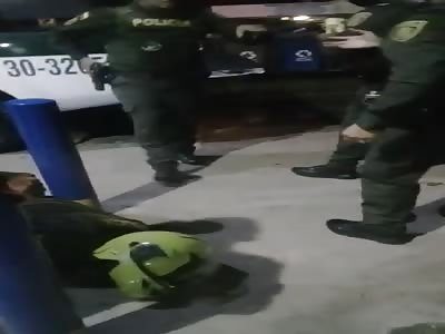 Police was shot to death