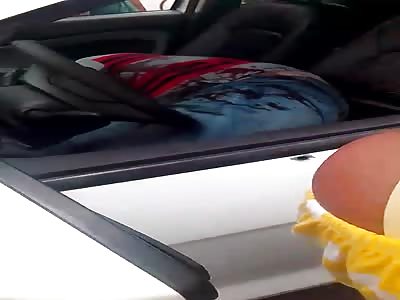Man massacred inside the car