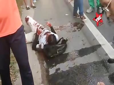 Damn bad day for a motorcycle ride