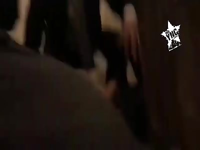 Moment in which the woman is shot(aftermath)