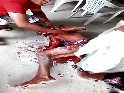 Thief gets shot, just wait for death