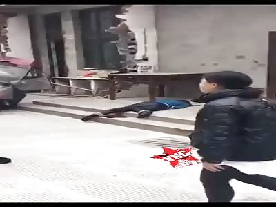 Window cleaner, third floor callus