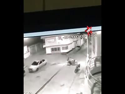 The hitmen shot the two men several times.