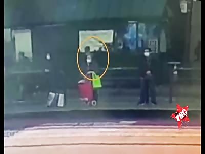 Psycho stabs two old men