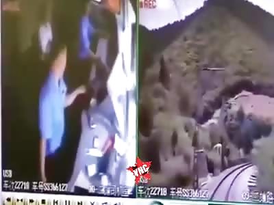 Wtf, run over by the train