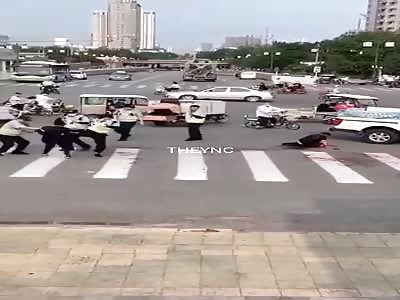 They stopped him, right when I kill him