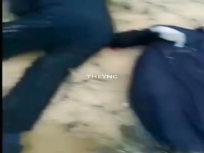 Civilians massacred by Iranian soldiers