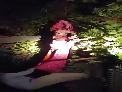 Dead woman taken from ground