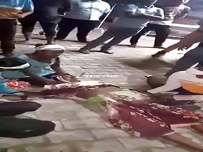 Mother and daughter beaten to death