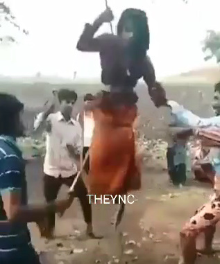 Woman Hung Like a Pinata and Beaten