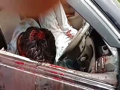 Triple murder by headshot