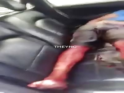 Man in agony after being shot several times