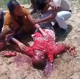 Gruesome Sword Execution Aftermath