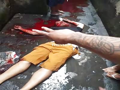 Murdered man in alley