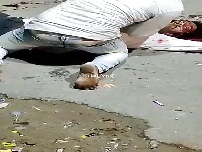 India, murder on the street.