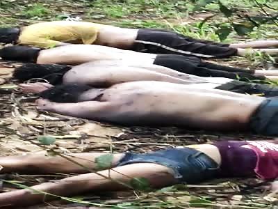 Corpses of 5 people executed