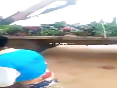 Truck full of dead civilian bodies