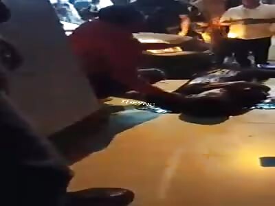 Young man in his last moments of life