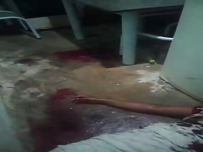 The Woman was Beaten and Stabbed