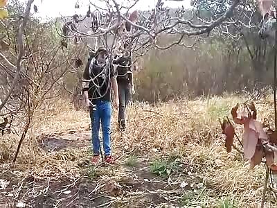 Murdered and buried woman found