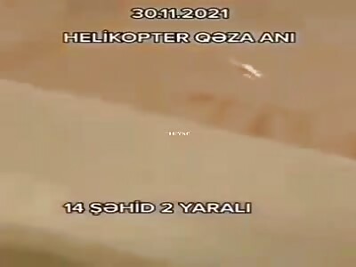 Helicopter accident in Azerbaijan