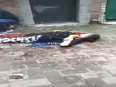 Woman stabbed to death